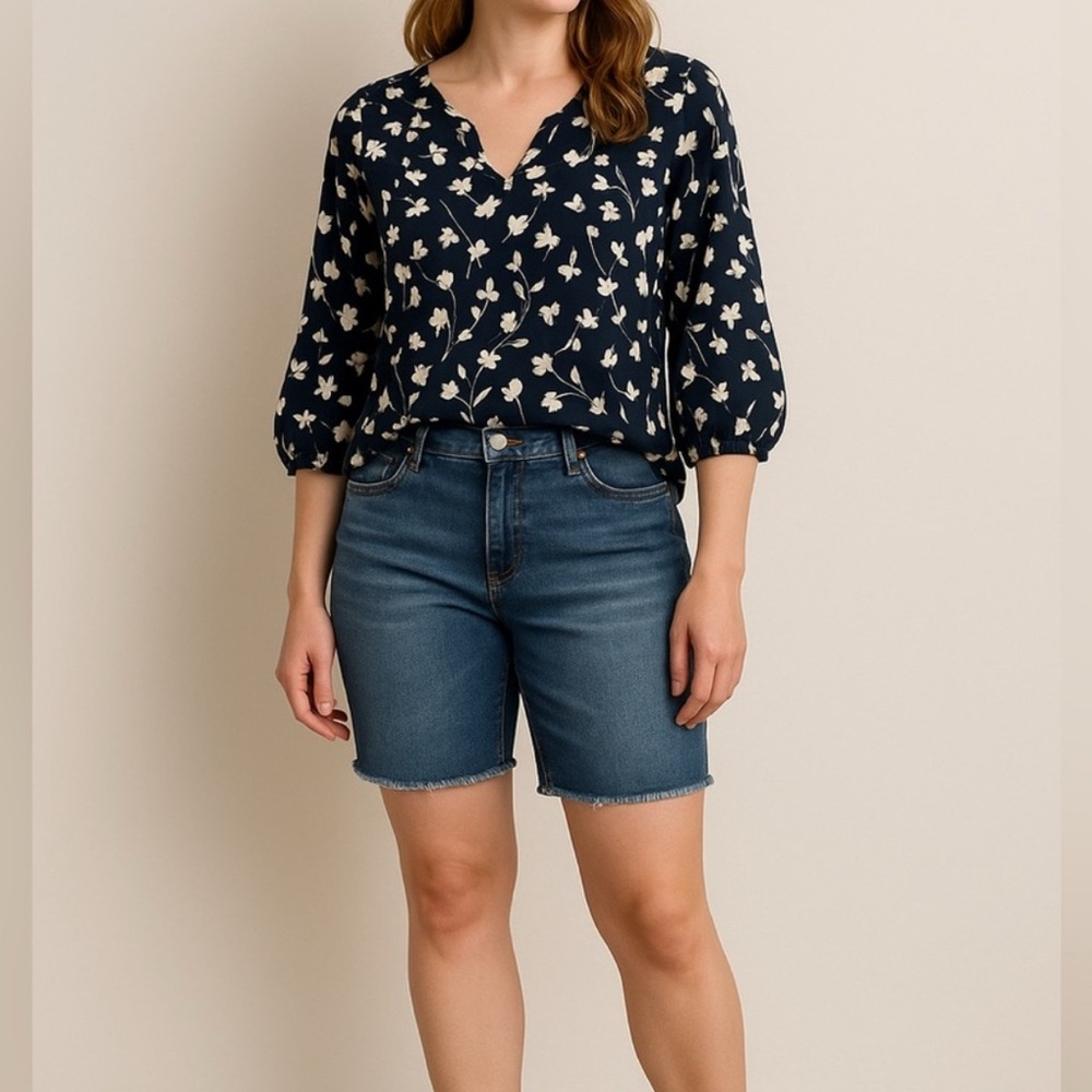 Scoop denim‎ Bermuda shorts size 8